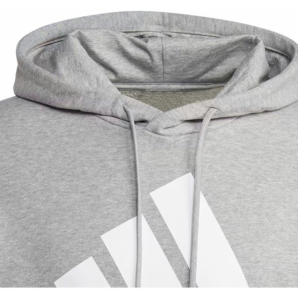 Bluza męska Essentials French Terry Big Logo Hoodie Adidas - czerwona