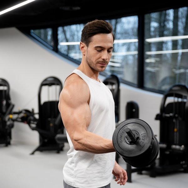Gryf krótki prosty 40cm Gymtek - 40cm czarny