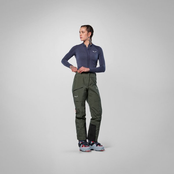 Longsleeve damski Zebru Med Warm Salewa - dark denim