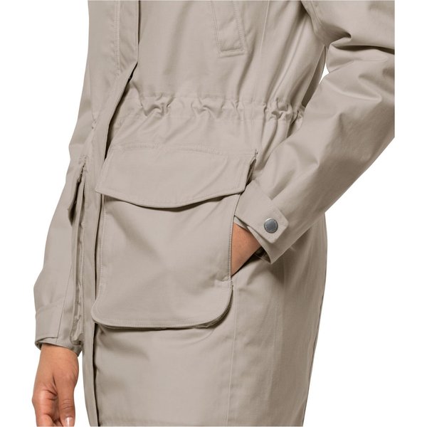 Kurtka damska parka Winterfrost Ins Jack Wolfskin - dusty grey