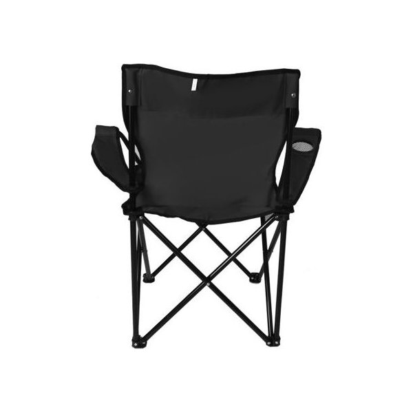 Krzesło, fotel kempingowy, wędkarski - czarny