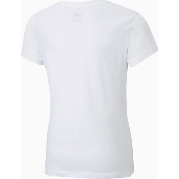 Koszulka juniorska ESS+ Logo Tee Puma - biała