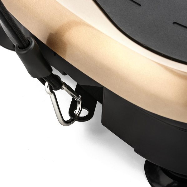 Platforma wibracyjna do ćwiczeń XP500 z pilotem Gymtek - złota