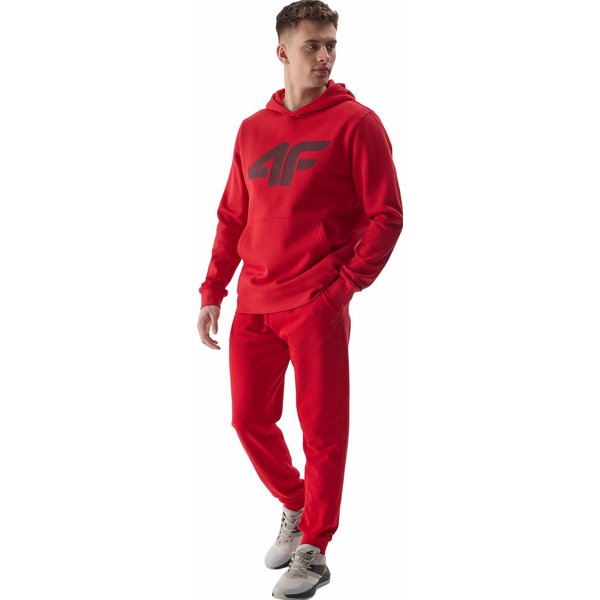 Bluza męska 4FWSS24TSWSM0950 4F - ciemna czerwień