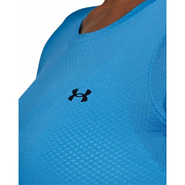 Koszulka damska HeatGear SS Under Armour - niebieska