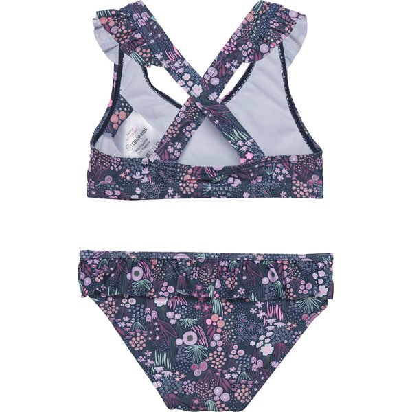 Strój kąpielowy dziewczęcy Bikini Color Kids - granatowy