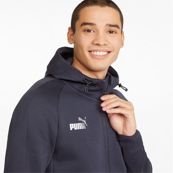 Bluza męska teamFINAL Casuals Hooded Puma - granatowy