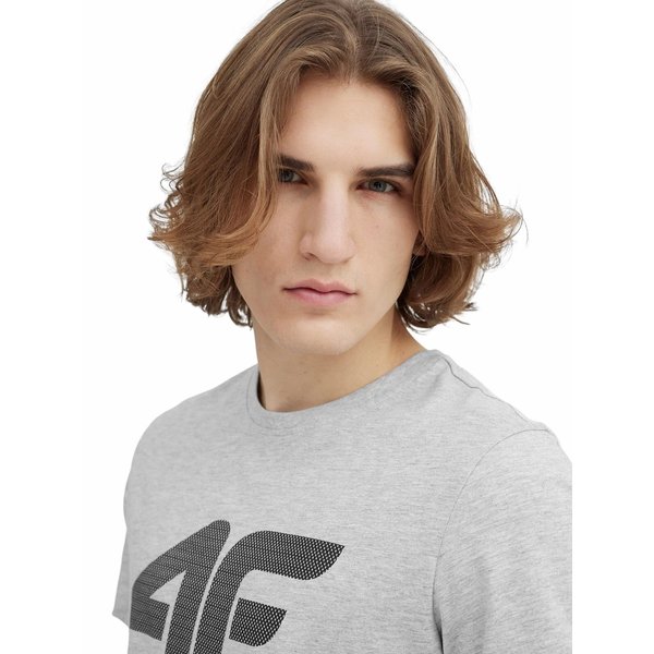 Koszulka męska 4FSS23TTSHM537 4F - szara