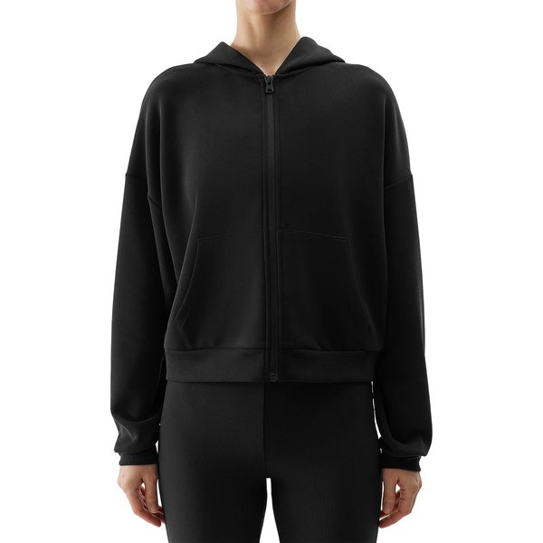 Bluza damska 4FWSS24TSWSF1002 4F - głęboka czerń