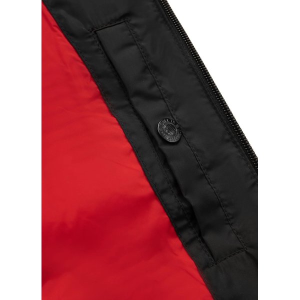 Kurtka puchowa męska Airway 4 Padded Hooded Pitbull West Coast - black