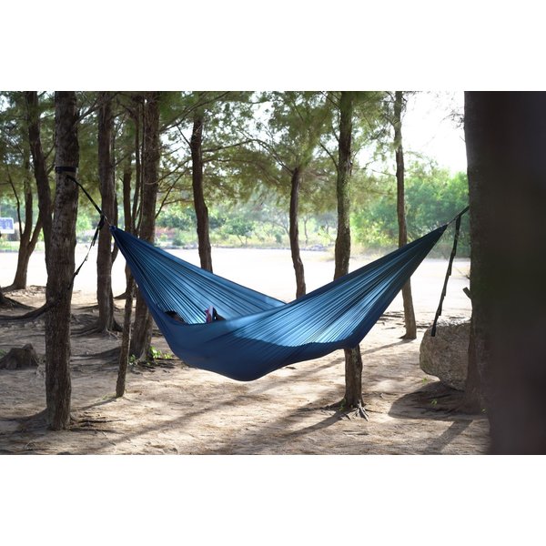 Hamak 1-osobowy Lightest Recycled Ticket To The Moon - Navy Blue
