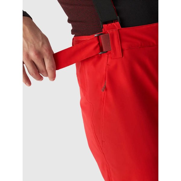 Spodnie narciarskie męskie na szelkach TFTRM0756 4F - czerwony