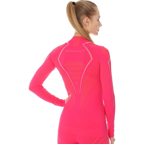 Longsleeve termoaktywny damski Thermo Brubeck - pink