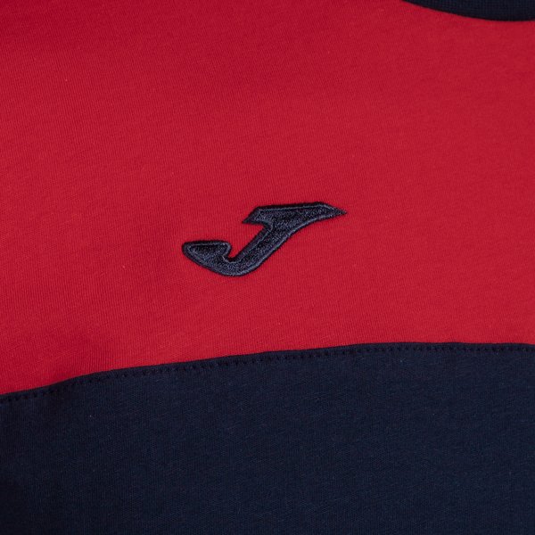 Koszulka męska Crew V Short Sleeve Joma - navy red