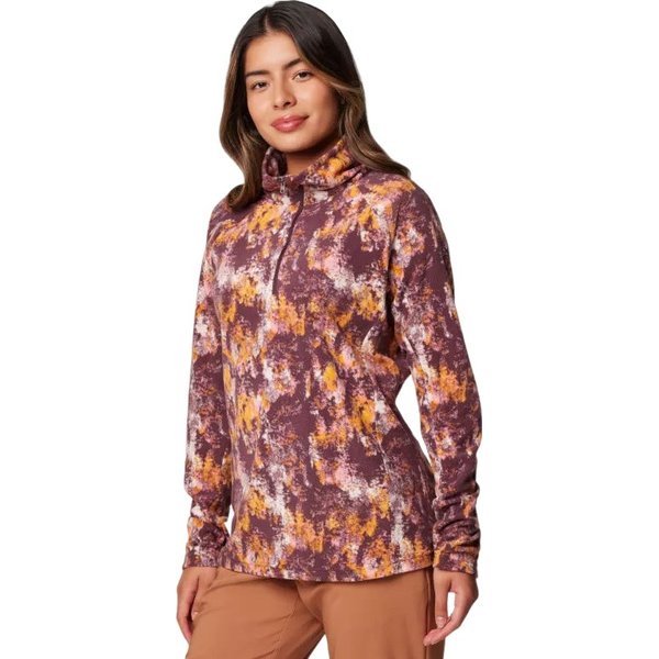 Bluza polarowa damska Glacial IV Print Half Zip Columbia - Moonvista Timberwild