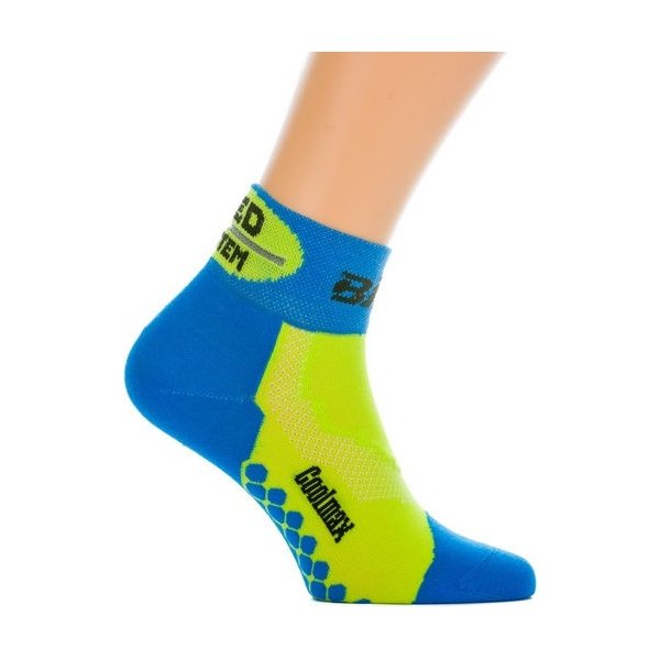 Skarpety Bike Short Expansive - zielono-niebieskie