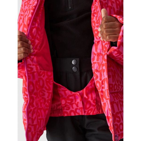 Kurtka narciarska dziewczęca TTJAF544 4F