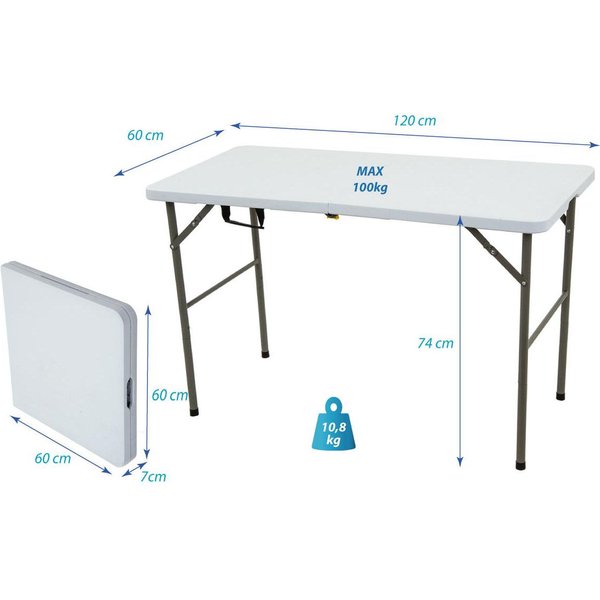Stół cateringowy, bankietowy 120x60cm Saska Garden