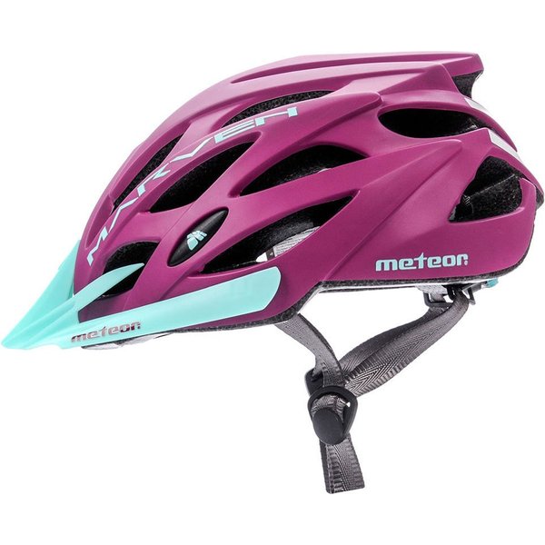 Kask rowerowy Marven Meteor - różowo-miętowy