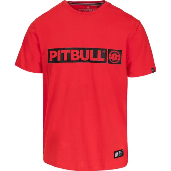 Koszulka męska Hilltop Pitbull West Coast - fluo red
