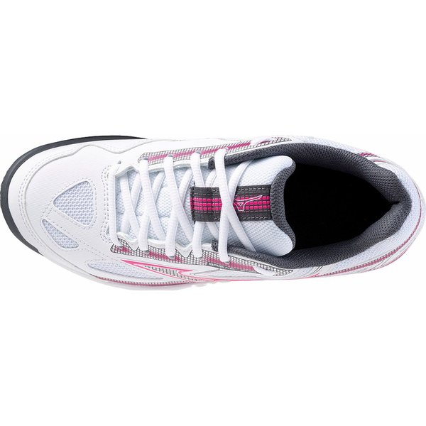 Buty tenisowe Break Shot 4 AC Mizuno - White/Pink Tetra/Turbulence