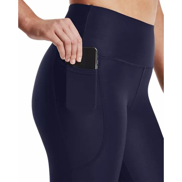 Legginsy damskie HeatGear Armour No-Slip Under Armour - granatowe