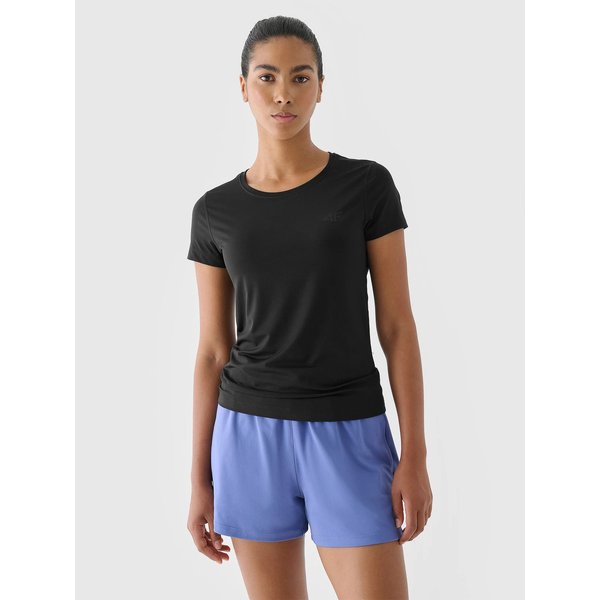 Koszulka damska TFTSF1011 4F - głęboka czerń