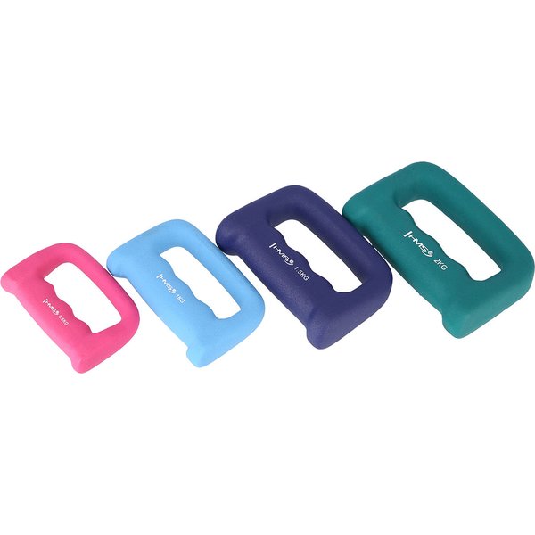 Ciężarek żeliwny, kastet pokryty neoprenem 1,5kg CK15 HMS