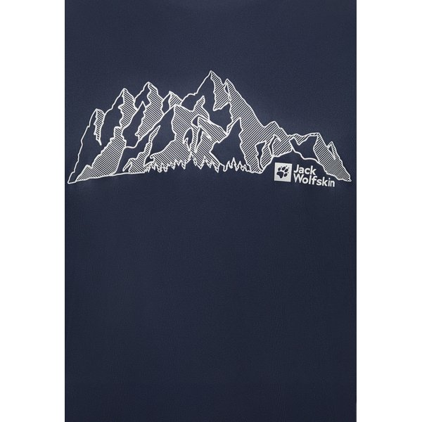 Koszulka męska Peak Graphic Jack Wolfskin - MTN midnight sky