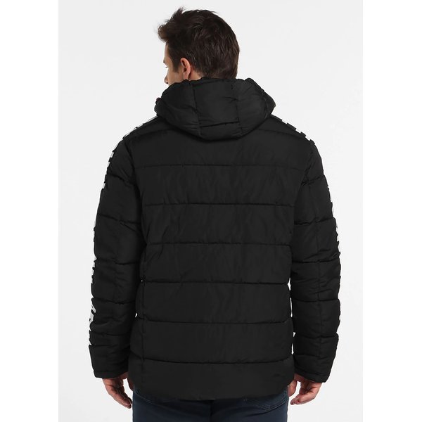 Kurtka puchowa męska Airway 4 Padded Hooded Pitbull West Coast - black