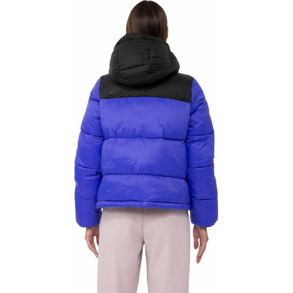 Kurtka puchowa damska 4FAW23TDJAF230 4F - kobalt