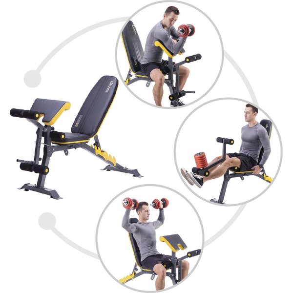 Ławka regulowana do ćwiczeń LS3061 4w1 HMS