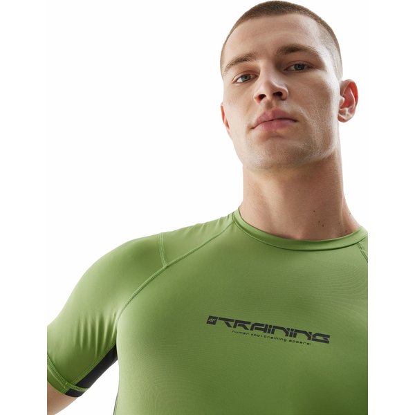 Koszulka męska 4FAW23TFTSM437 4F - zielony