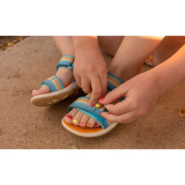 Sandały Elle Backstrap Jr Keen - niebieskie