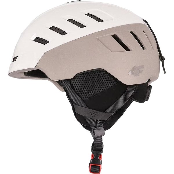 Kask narciarski AHELU072 4F - złamana biel