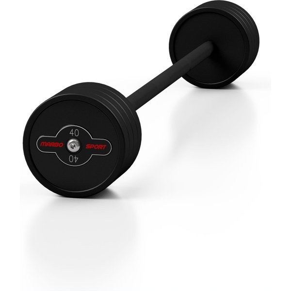 Sztanga gumowana prosta 40kg Marbo Sport