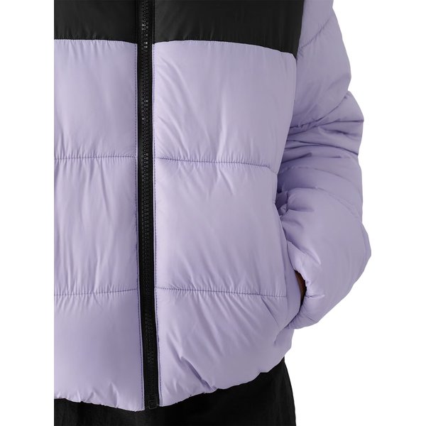 Kurtka puchowa dziewczęca TDJAF452 4F - fiolet