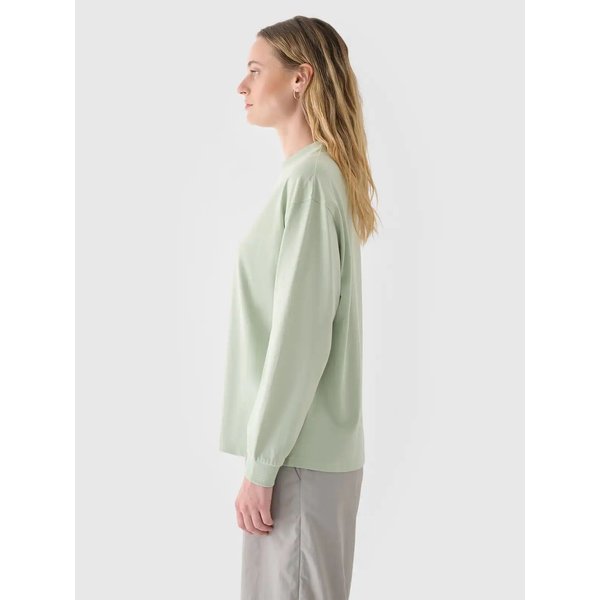 Longsleeve damski TLONF311 4F - oliwkowy