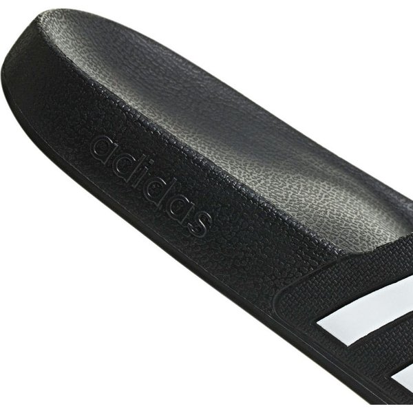 Klapki Adilette Aqua Adidas - czarno/białe
