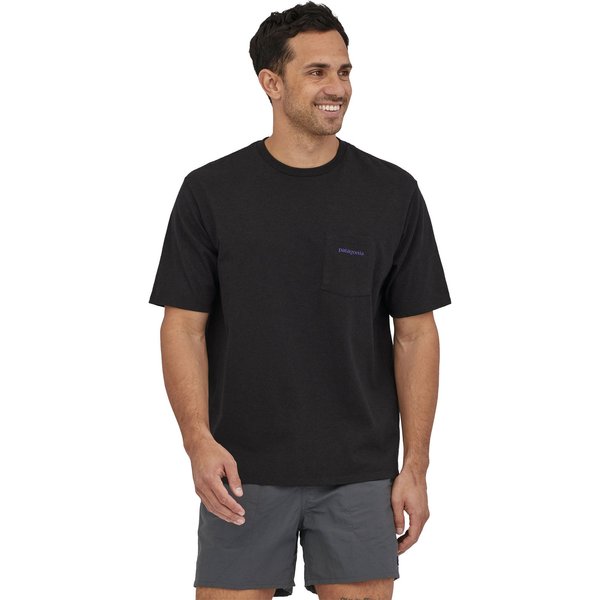 Koszulka męska Boardshort Logo Pocket Responsibili Patagonia - endless blue