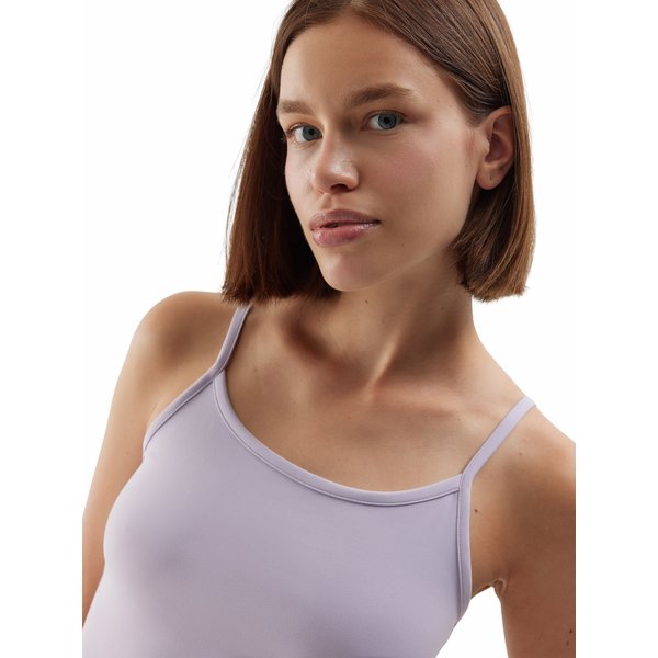 Top damski 4FAW23TTSHF0905 4F - jasny fiolet