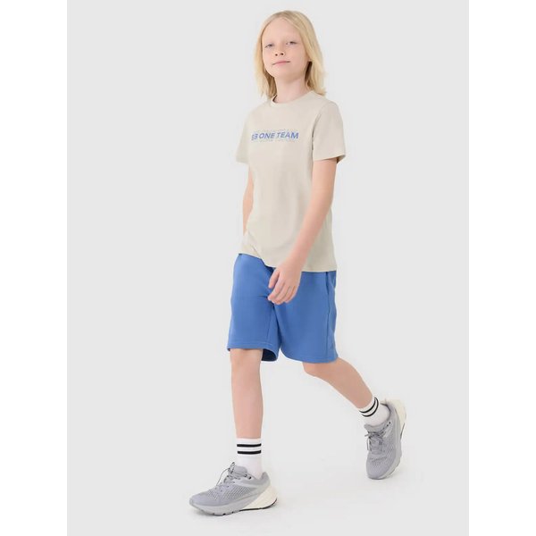 Spodenki chłopięce TSHOM600 4F - jasny niebieski