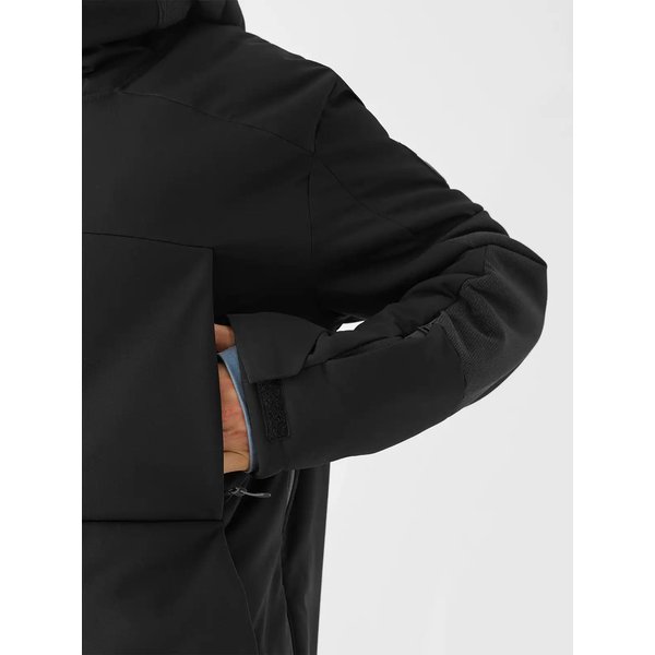 Kurtka snowboardowa męska TTJAM510 4F - głęboka czerń