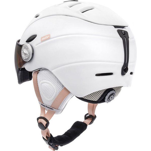 Kask narciarski z szybą Holo Meteor - biały