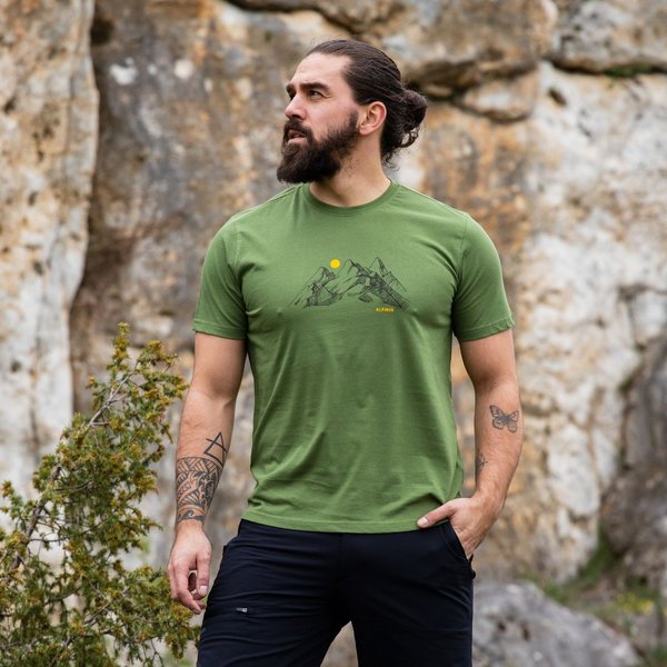 Koszulka męska Patkhor Alpinus - rudy