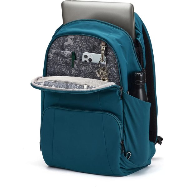 Plecak antykradzieżowy Metrosafe LS450 Econyl RFID 25L PacSafe - Tidal Teal