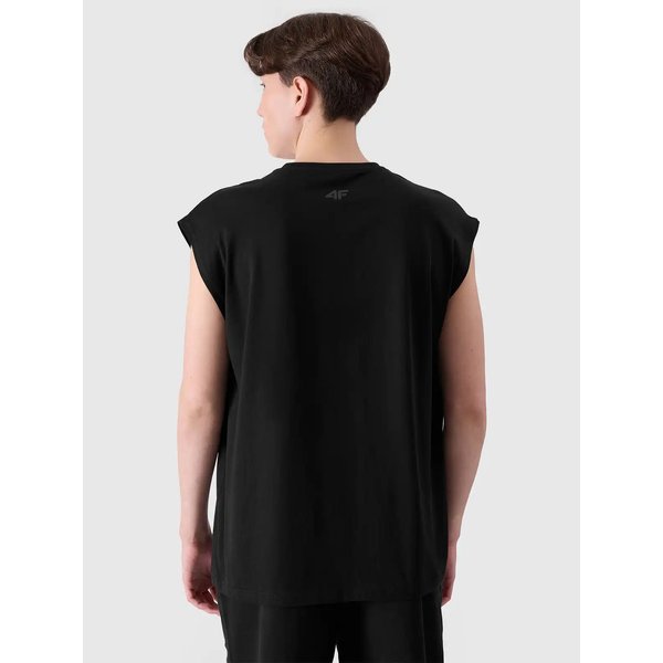 Bezrękawnik męski TSLEM148 4F - głęboka czerń