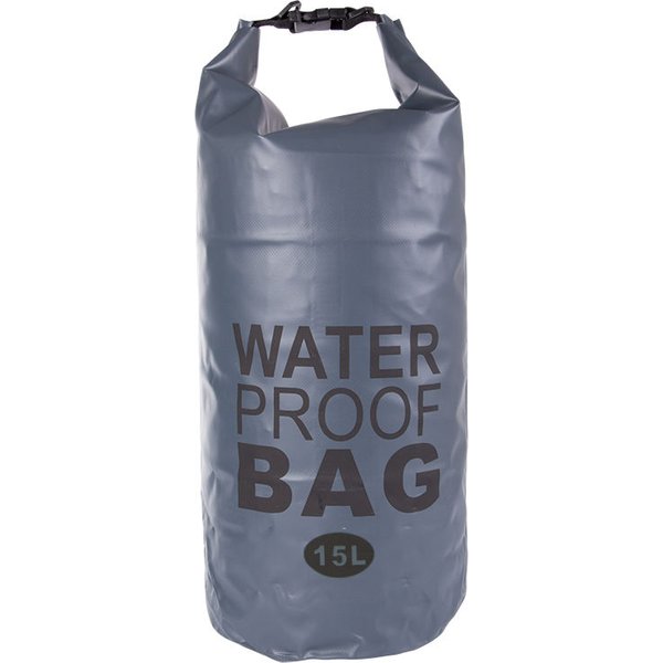Worek wodoodporny, torba 15L - szary