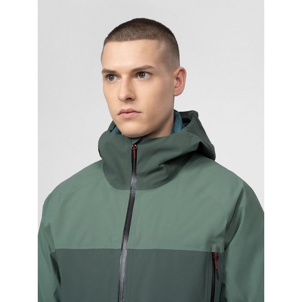 Kurtka męska H4L22 KUMT060 4F - ciemna zieleń