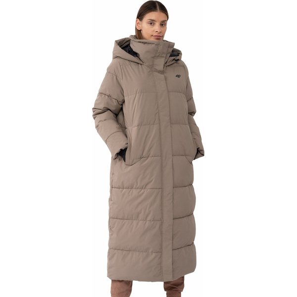 Płaszcz puchowy damski 4FAW23TDJAF237 4F